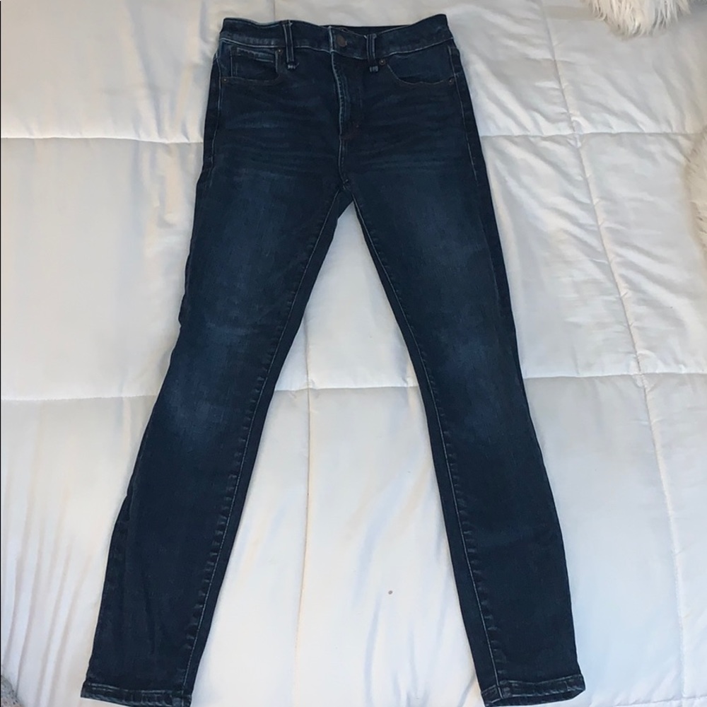 Abercrombie high rise super skinny jeans